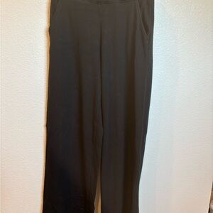 AYR Black Wide-Leg Pull-On Pants